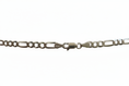 Load image into Gallery viewer, Flat Curb Figaro Link Silver Necklace
