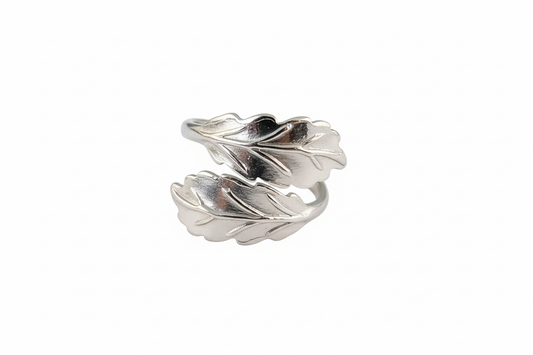 Leafe Stainless Steel Ring
