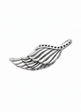 Load image into Gallery viewer, Angel Wing Large Pendant Sterling Silver
