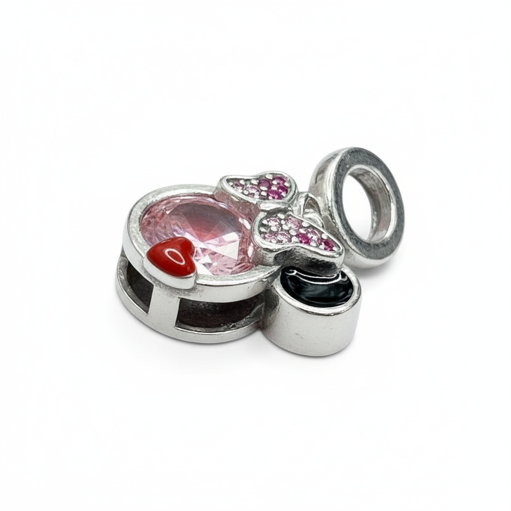 Pandora Compatible Mickey Mouse Pendant Sterling Silver