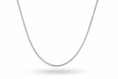 Load image into Gallery viewer, Curb Diamond Cut Link Silver Necklace

