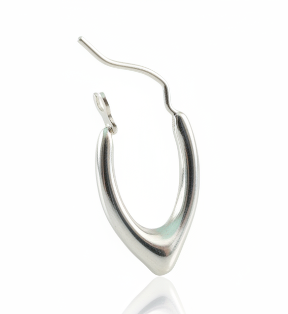 Wishbone Earrings on marble