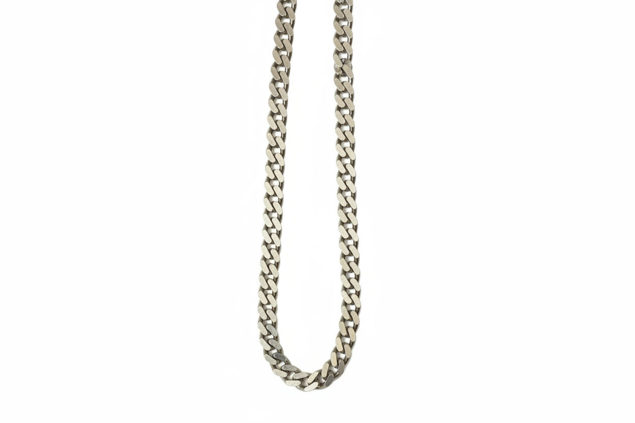 Cuban Link Silver Necklace