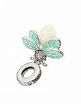 Load image into Gallery viewer, Pandora Compatible Turquoise Bee Pendant Sterling Silver

