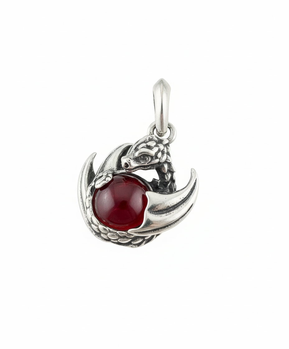 Dragon Pendant Sterling Silver