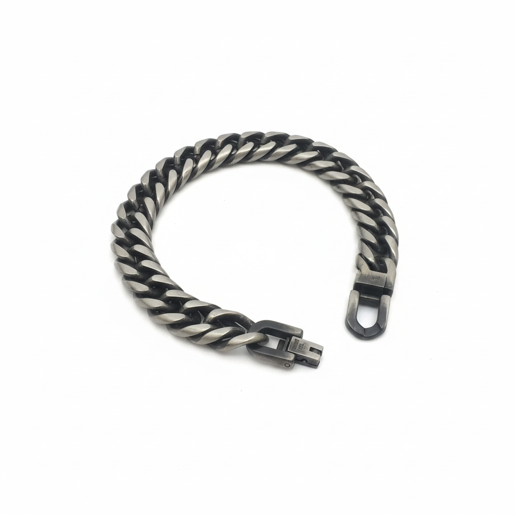 Double Curb Link Bracelet
