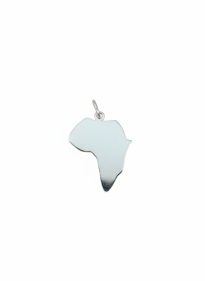 Africa Pendant Sterling Silver