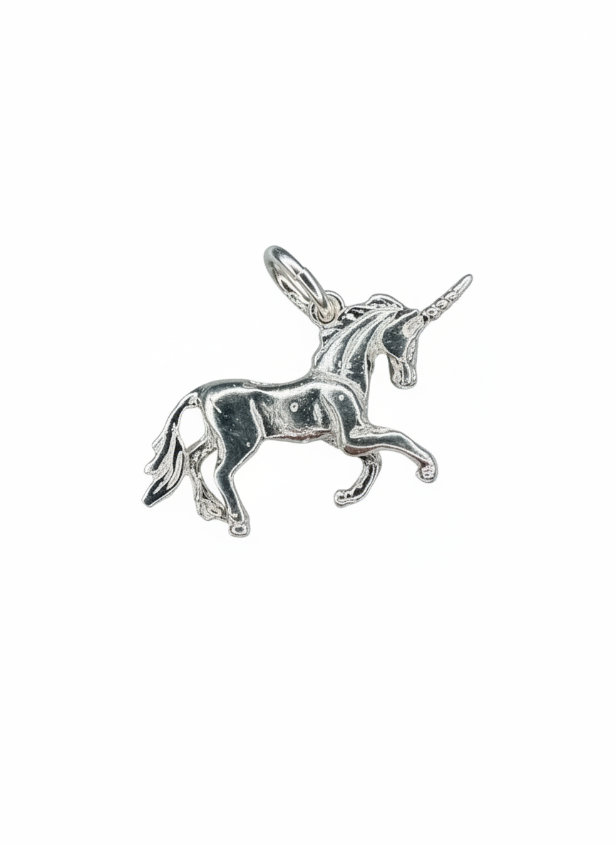 Unicorn Pendant Sterling Silver