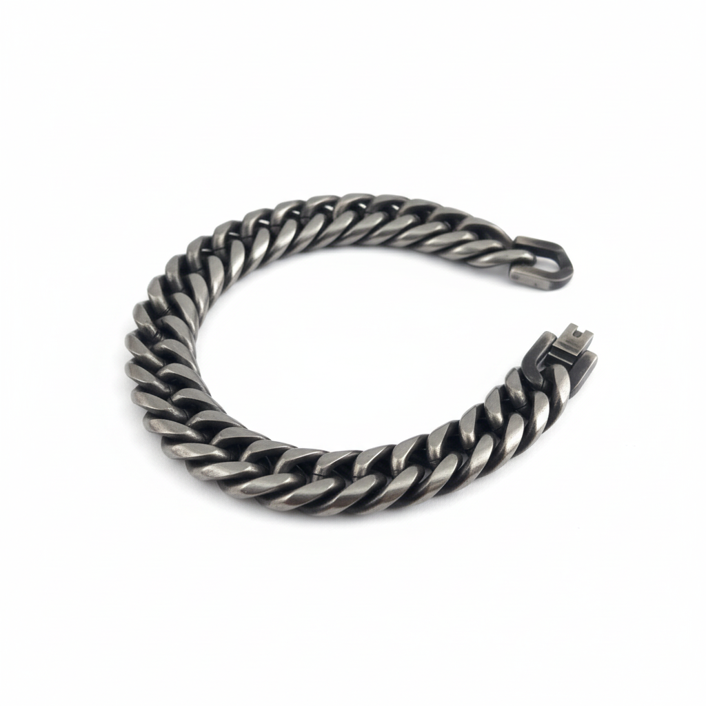 Double Curb Link Bracelet