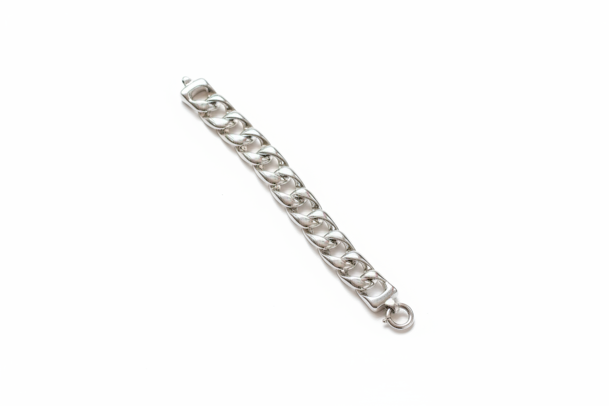 Cuban Link Silver Bracelet