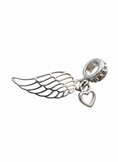 Load image into Gallery viewer, Wing Heart Pendant Sterling Silver
