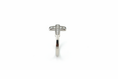 Load image into Gallery viewer, Cross with Cubic Zirconia Stone Stainless Steel Ring
