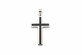 Load image into Gallery viewer, Two-Tone Bordered Latin Cross
