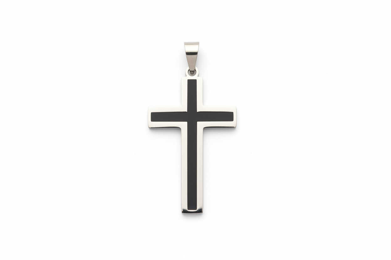 Two-Tone Bordered Latin Cross