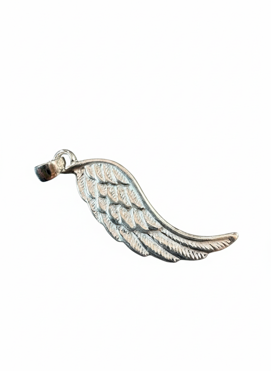 Angel Wing Pendant Sterling Silver