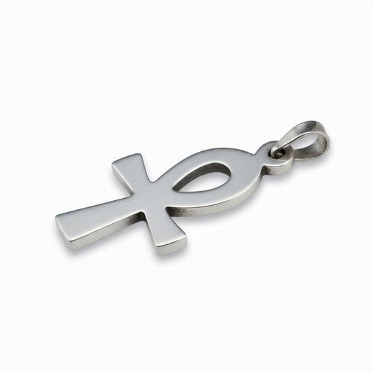 Egyptian Ankh Cross Sterling Silver Pendant