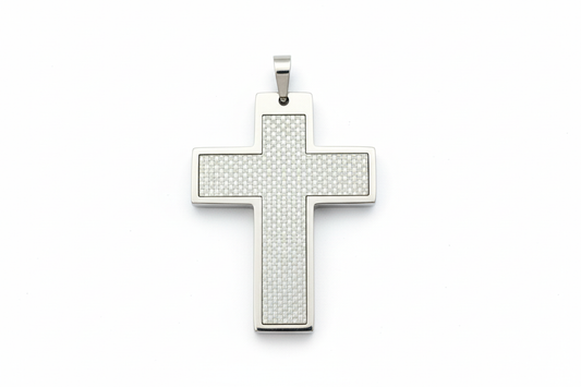 Carbon Fiber Inlay Cross