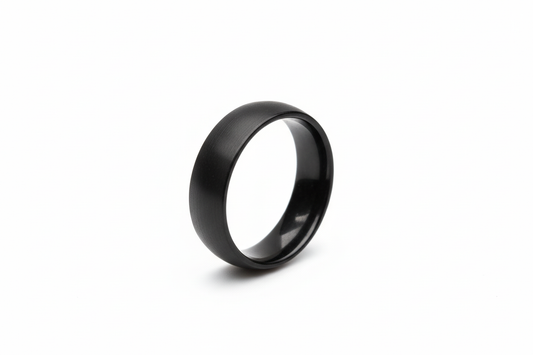 Black Stainless Steel Ring