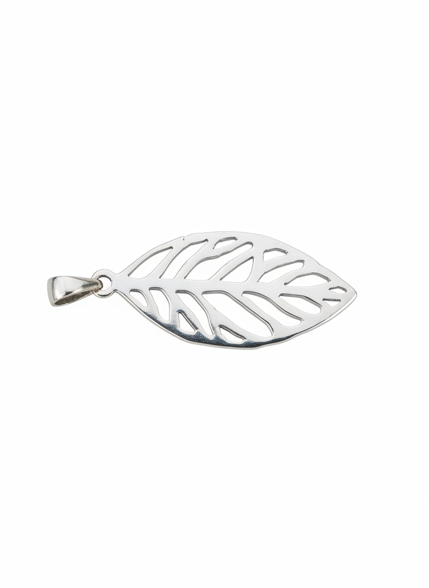 Leaf Pendant Sterling Silver
