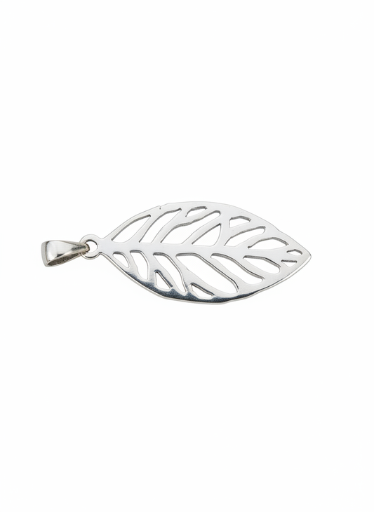 Leaf Pendant Sterling Silver