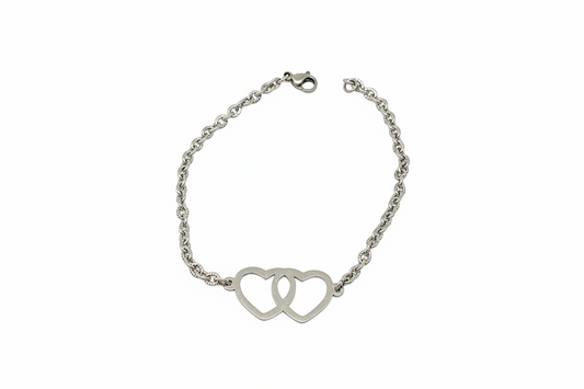 Double Heart Bracelet
