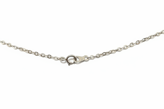 Anchor Link Silver Necklace