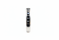 Load image into Gallery viewer, 925 Sterling Silver ring with black Cubic Zirconia stone
