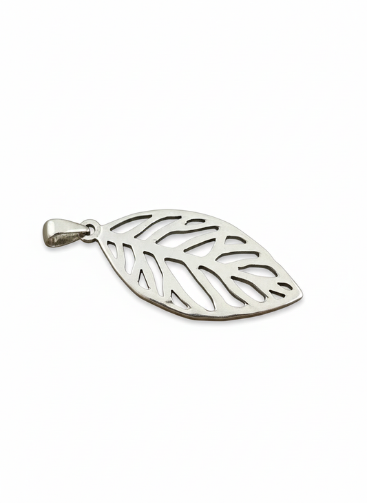 Leaf Pendant Sterling Silver