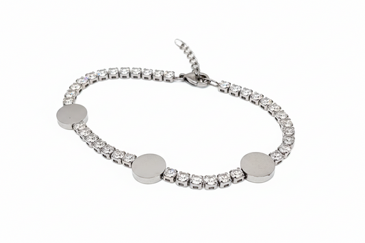 Circle Tennis Bracelet