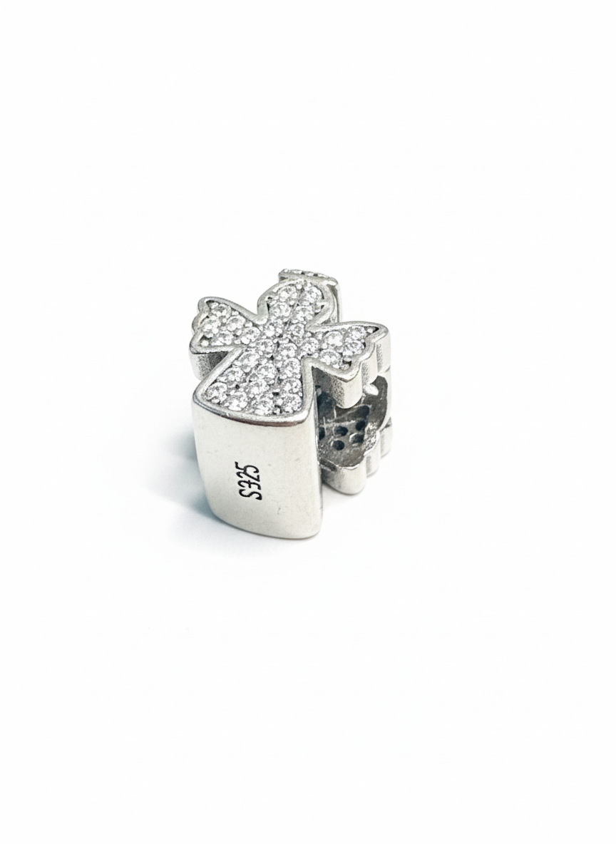 Pandora Compatible Angel Pendant Sterling Silver