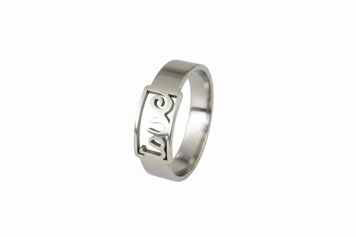 Love Stainless Steel Ring