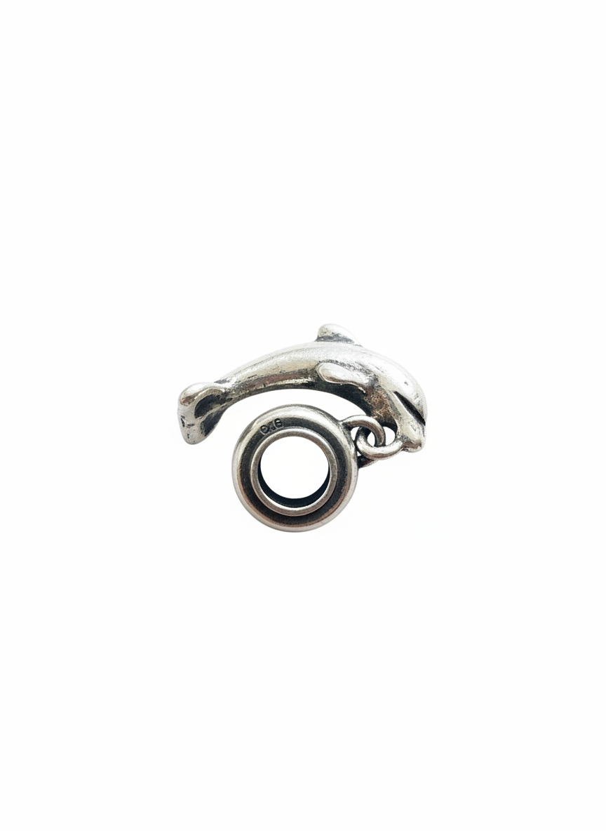 Dolphin Pendant Sterling Silver