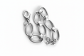 Load image into Gallery viewer, Oval Chain Link Silver Bracelet
