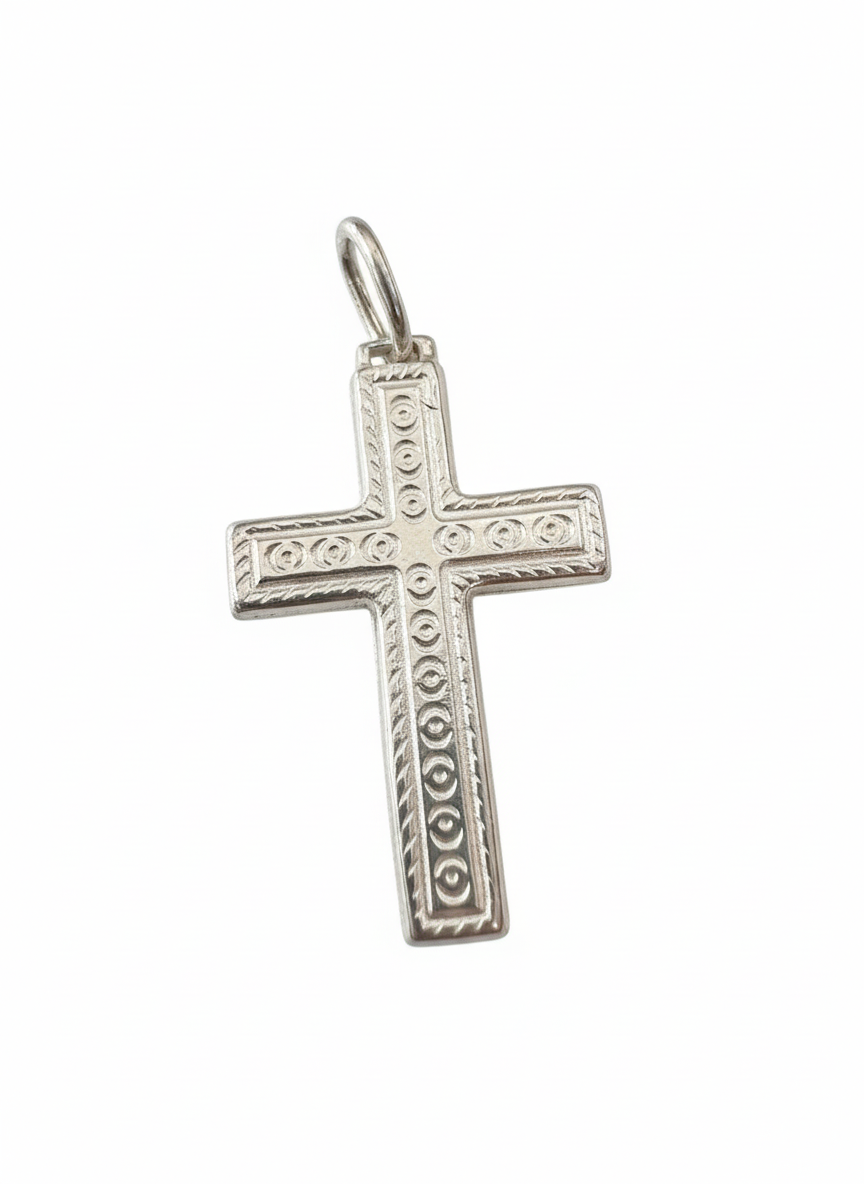 Italy Cross Pendant Sterling Silver