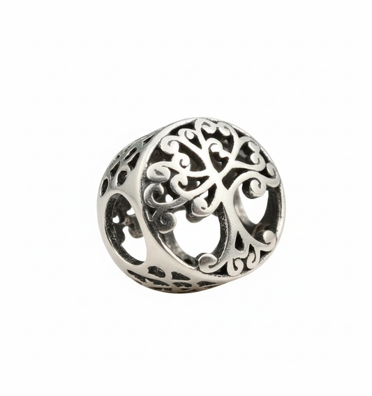 Pandora Compatible Ancient Tree Pendant Sterling Silver