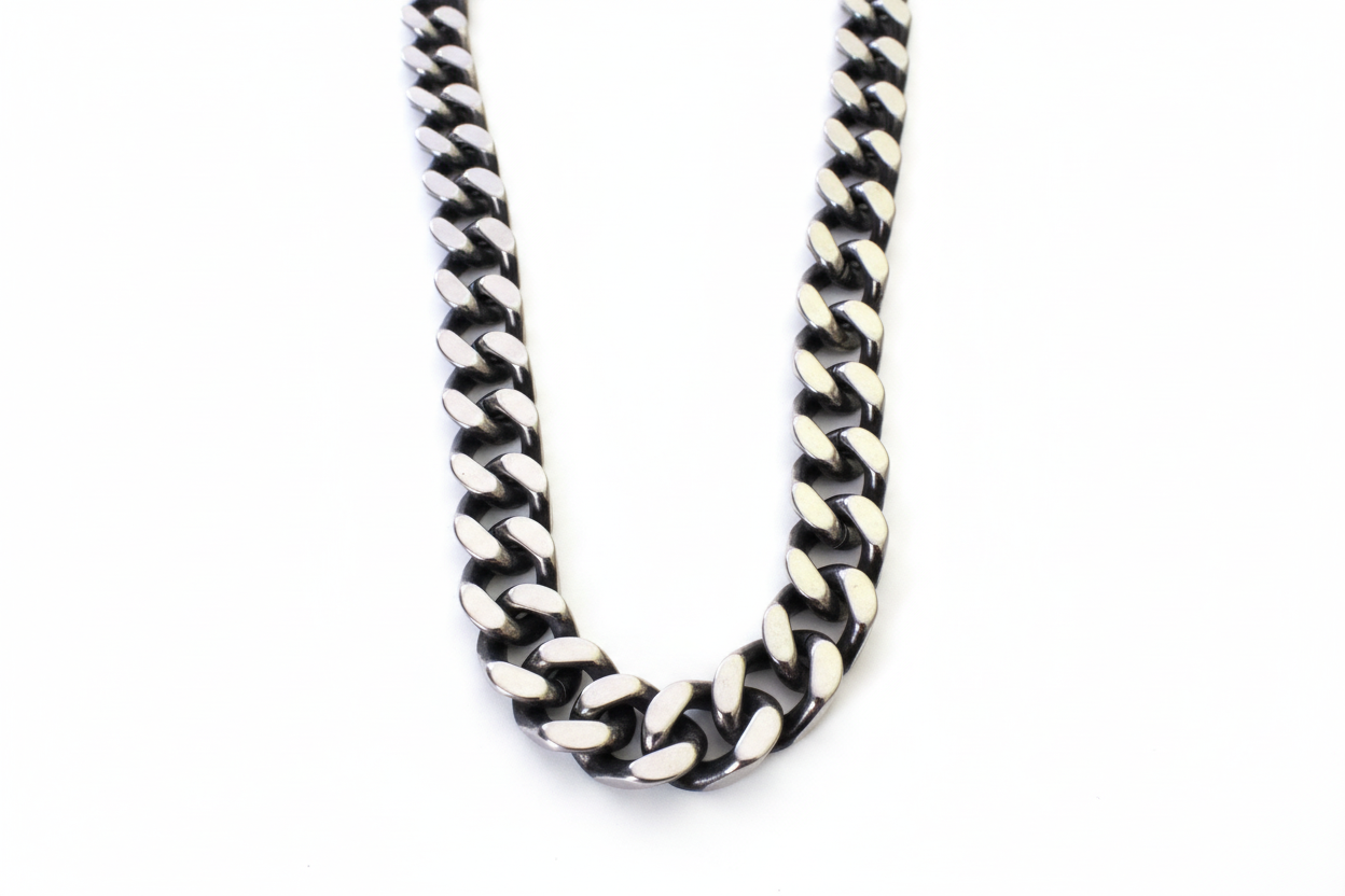 Cuban Link Gunmetal Chain