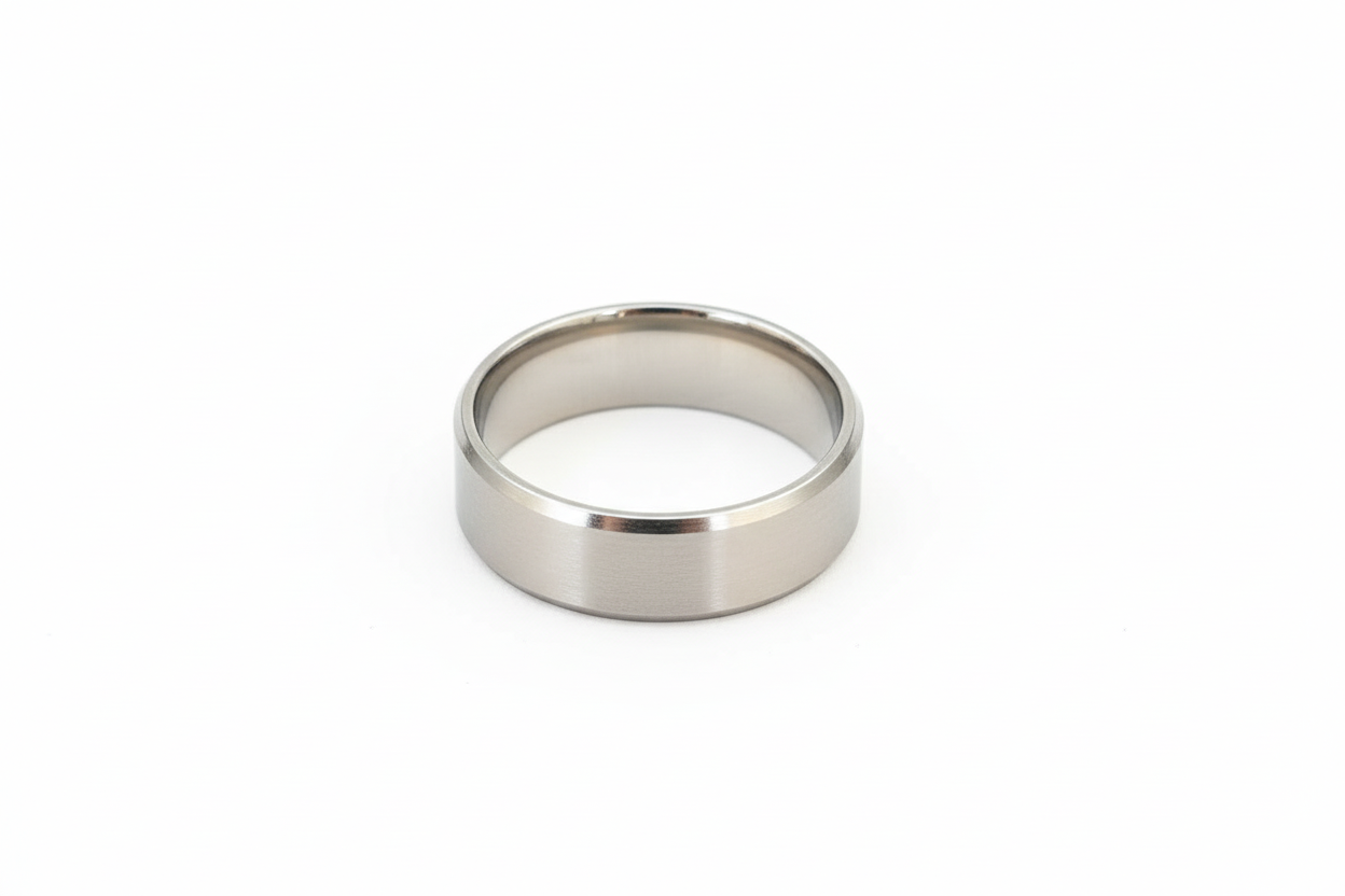 Silver Matt Stainless Steel Ring