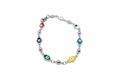 Load image into Gallery viewer, Hamsa Evil Eye Hand Bracelet
