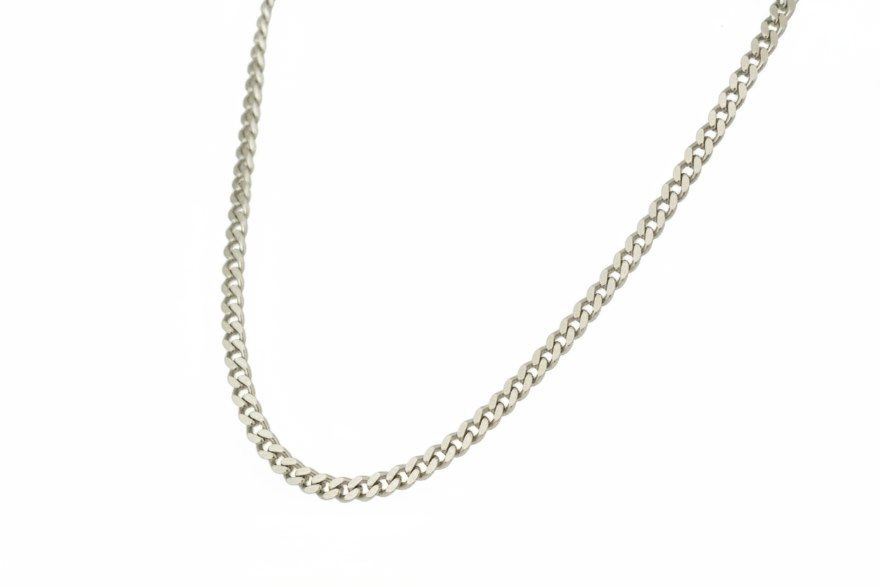 Cuban Link Silver Necklace
