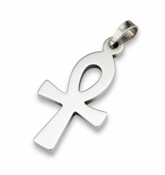 Egyptian Ankh Cross Sterling Silver Pendant