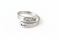 Load image into Gallery viewer, Faith adjustable Stainless Steel Ring
