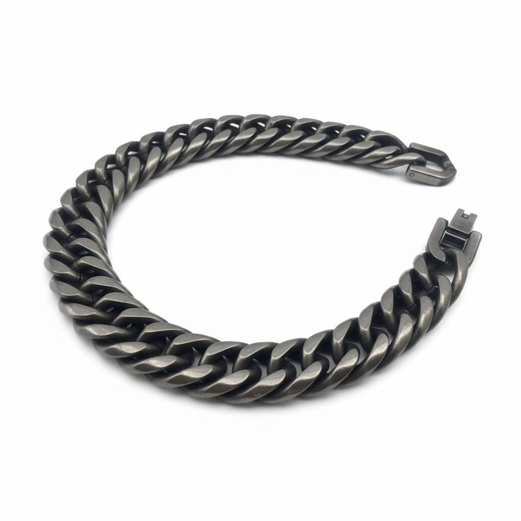 Double Curb Link Bracelet