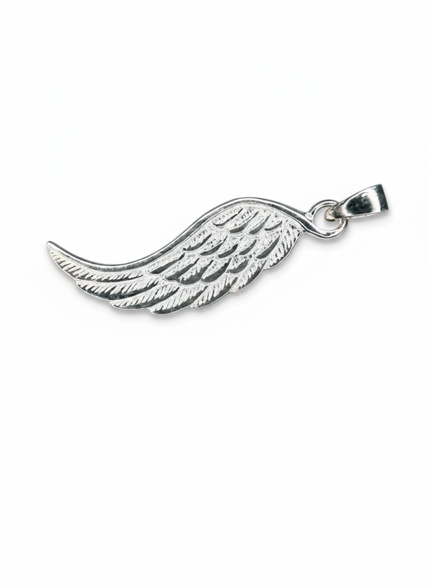 Angel Wing Pendant Sterling Silver