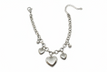 Load image into Gallery viewer, Hearts Charm Bracelet
