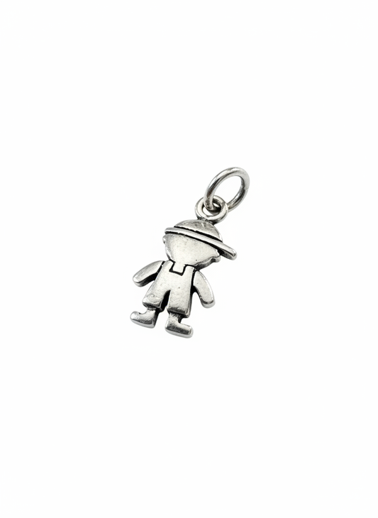 Boy Pendant Sterling Silver