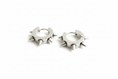 Load image into Gallery viewer, Spiked Huggie Hoop Earrings
