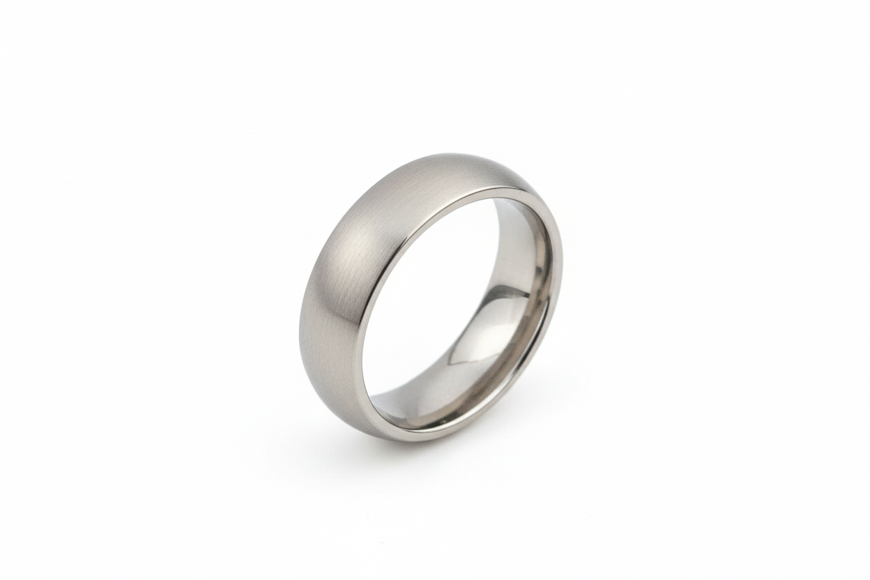 Silver Stainless Steel Ring