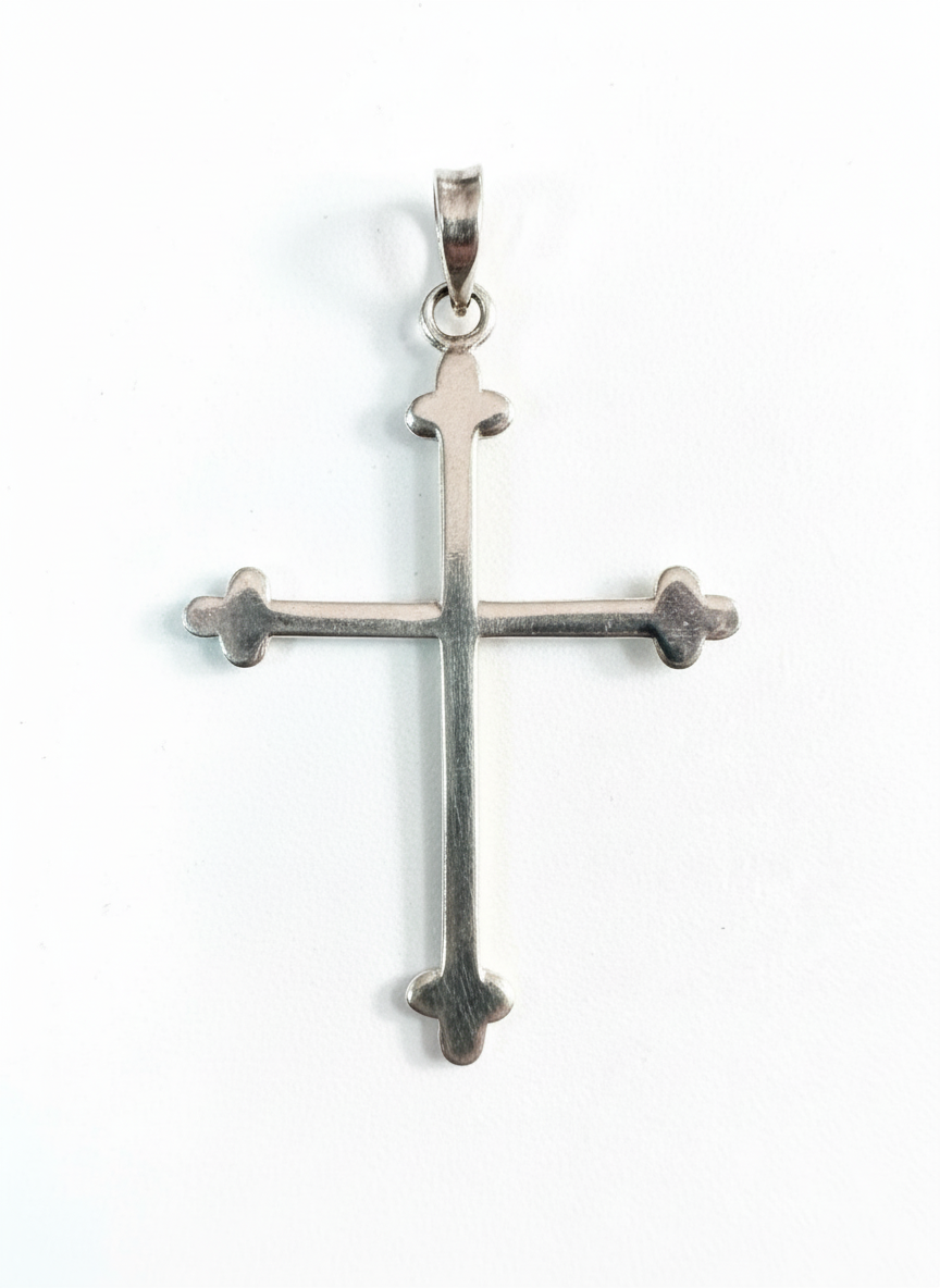 Templar Cross Sterling Silver Pendant