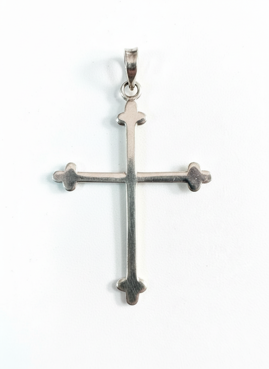 Templar Cross Sterling Silver Pendant