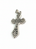 Load image into Gallery viewer, Vintage Inner Cross Sterling Silver Pendant
